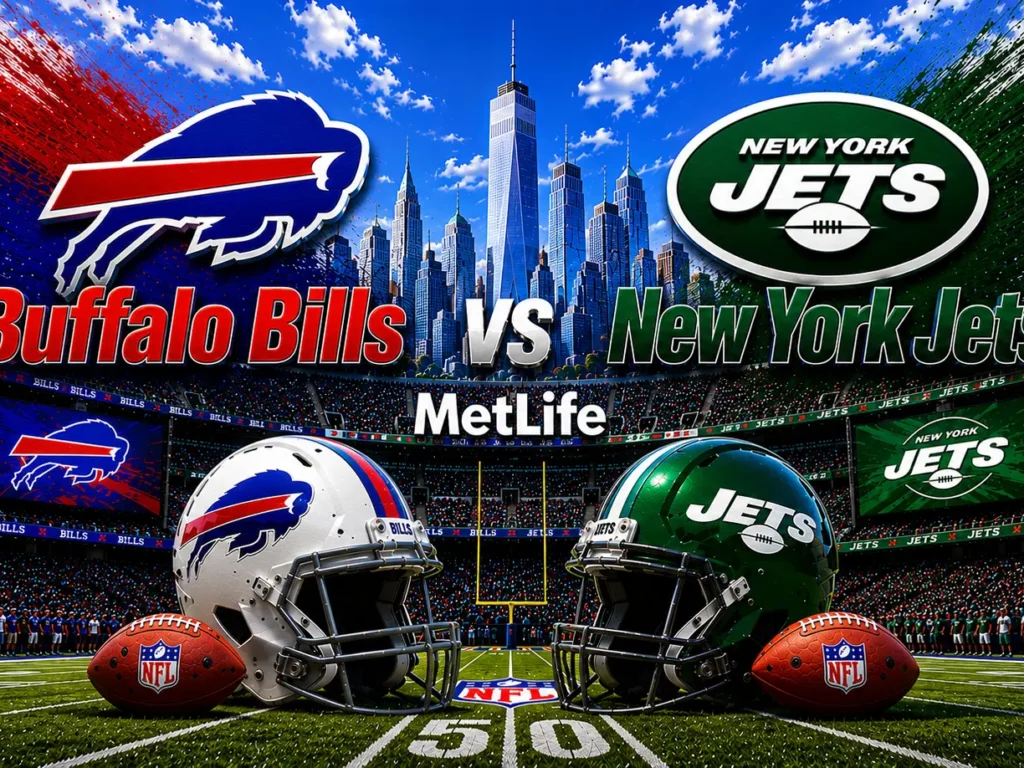 Football NFL: Bills vs Jets (2 jours / 1 nuit) – 14 au 15 novembre 2026.